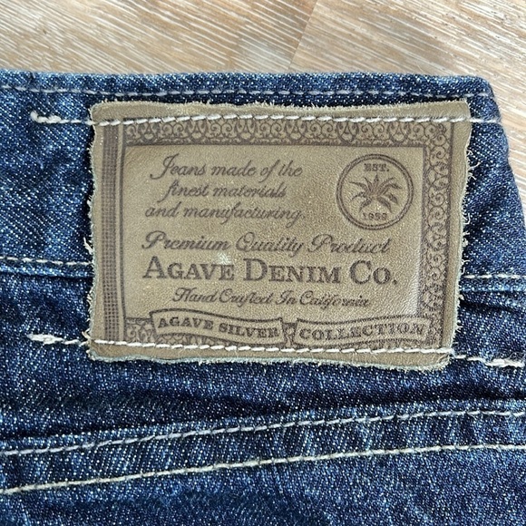 Agave Mens Blue Jeans Size Measures 31 x 30 Classic Straight Denim Pragmatist - Picture 2 of 16